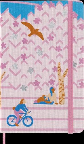 Vista 35 de Moleskine Edición Limitada Sakura - Cuaderno, tapa dura, grande (5 x 8.25 pulgadas), a rayas/con líneas, Caja de Coleccionista Premium Swan