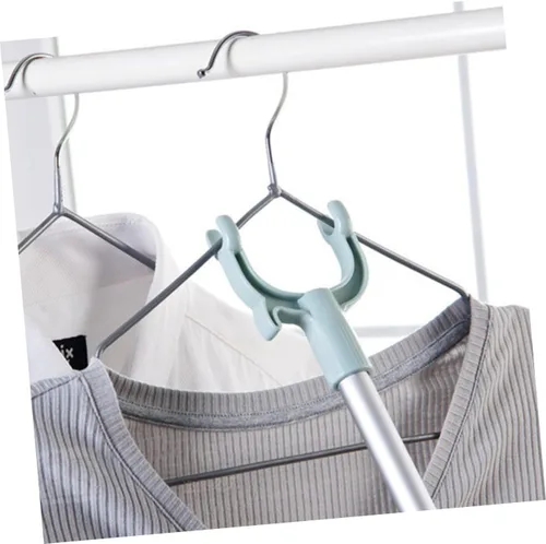 Vista 4 de Homoyoyo Línea de ropa al aire libre retráctil para ropa riel de ropa PP plástico multiusos varilla elástica varilla retráctil