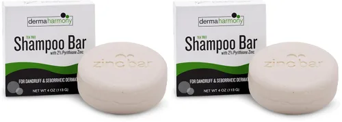 Vista 9 de Dermaharmony Barra de champú de zinc con piritiona al 2% - Árbol de té (4 onzas)