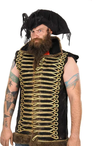 Vista 3 de Fun Costumes Adult Ghost Pirate Hat