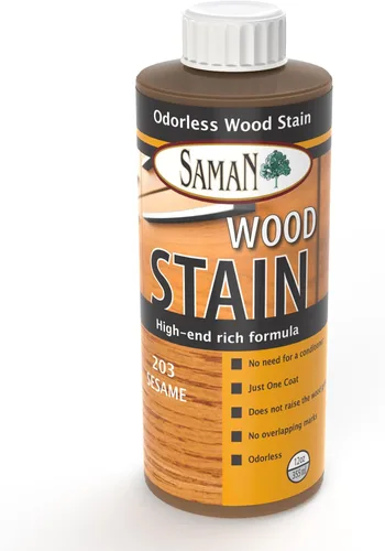 Vista 50 de SamaN Tinte interior para madera a base de agua, tinte natural para muebles, molduras, paneles de madera, gabinetes (colonial TEW-205-32, 32 oz)
