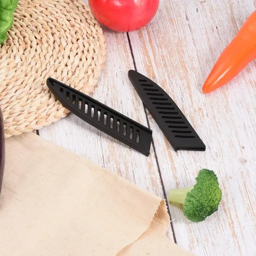 Vista 6 de PATIKIL Fundas de seguridad de PP para cuchillo utilitario de 5 pulgadas, paquete de 2 cuchillos, protector de cuchillos, protector de cuchilla