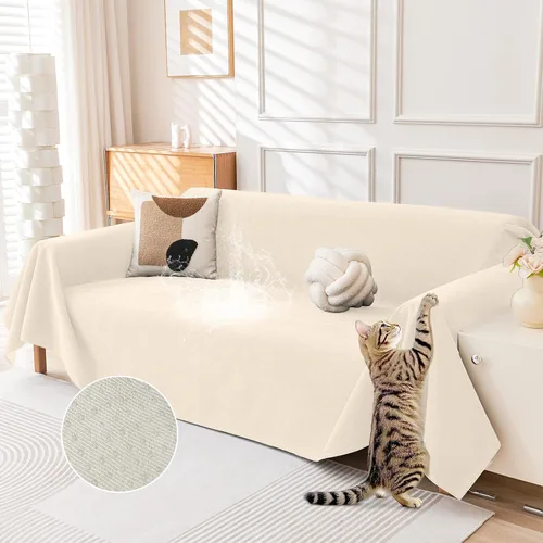 Vista 8 de Deep Dream Funda para Sillón Resistente a Arañazos de Gato, Funda Impermeable para Sofá para Perros, Protectores de Sofá Amigables con Mascotas