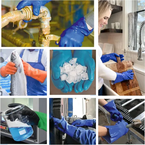 Vista 5 de Guantes de limpieza True Blues , S, Azul