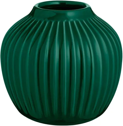 Vista 11 de Kahler Hammershoi - Jarrón de porcelana acanalada blanca, 4.1 pulgadas