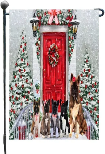 Vista 11 de Doggie of the Day American Akita Dogs Garden Flags - Christmas Time Camping - Double Sided - Yard Porch Lawn Spring Decorative Gift - Home Decor 12