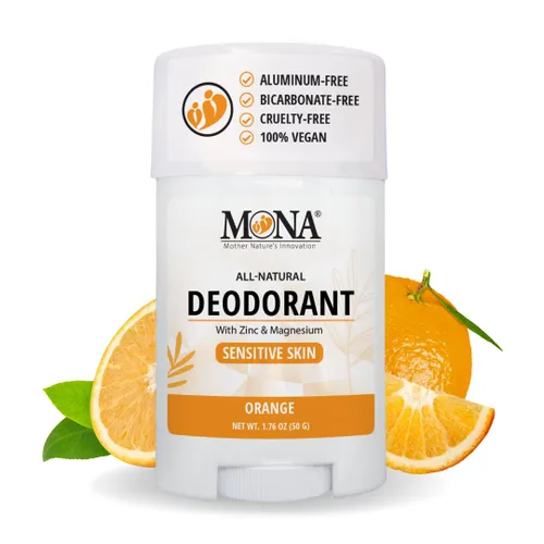 Vista 11 de MONA BRANDS - Desodorante natural para mujeres y hombres, para pieles sensibles, sin aluminio ni bicarbonato de sodio
