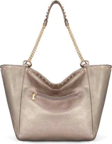 Vista 4 de Montana West - Bolso de mano grande para mujer con asa superior sobredimensionada y bolsos con cadena