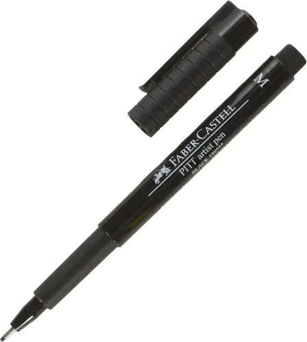 Vista 2 de Faber-Castell Pitt Artist Pen: Negro, 0.028 in