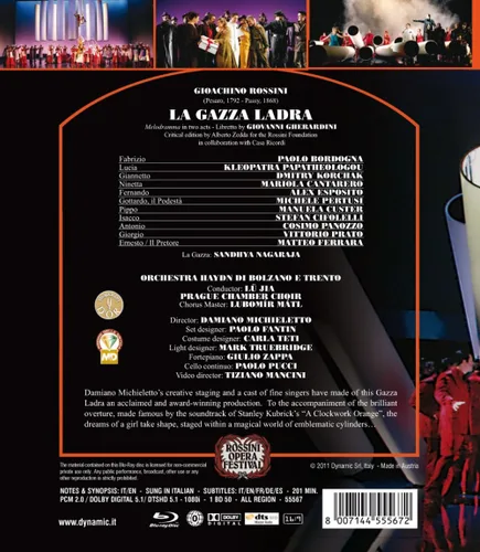 Vista 2 de Rossini La gazza ladra Blu-ray
