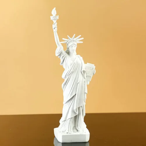 Vista 4 de Estatua de la Libertad Estatua de la Libertad Modelo de Construcción Moda Hogar Ornamento Decorativo Escultura Artesanía Escultura Creativo