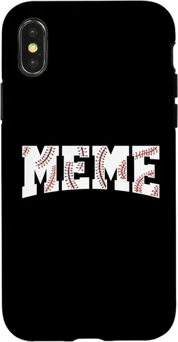 Vista 5 de Baseball Meme Grandma Gift for Grandon's Game Day Case for iPhone 17