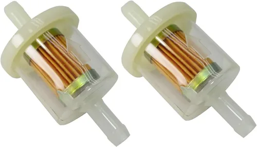 Vista 4 de Paquete de 2 filtros de combustible 691035 493629 para motores Briggs & Stratton 12hp 17.5hp 27hp 35hp reemplazar 493629 5065 49019-7001 piezas