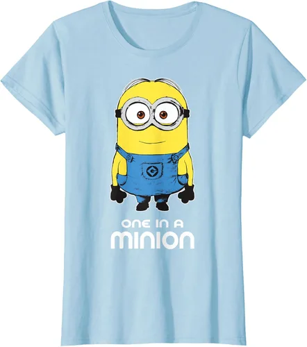 Vista 27 de Despicable Me Camiseta estampada Minions Bob One in A Minion Negro