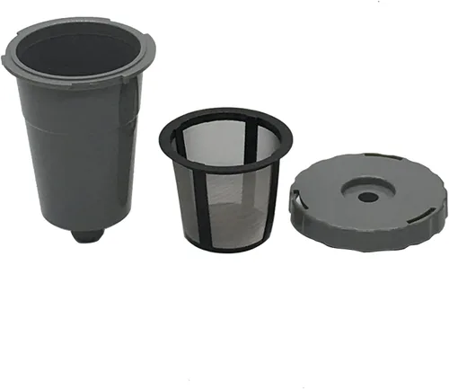 Vista 6 de Filtro de café reutilizable para Keurig, estilo My K-Cup, paquete de 2, se adapta a las series B30 B40 B50 B60 B70 y MINI Plus K15 K40/45 K55 K60/65