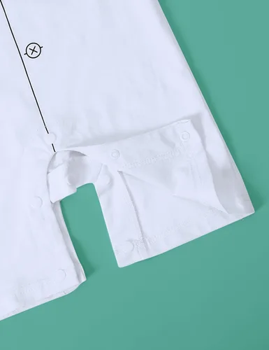 Vista 5 de Disfraz de Halloween de 2 piezas para bebé, conjunto de ropa de algodón para bebés, 0-24 meses