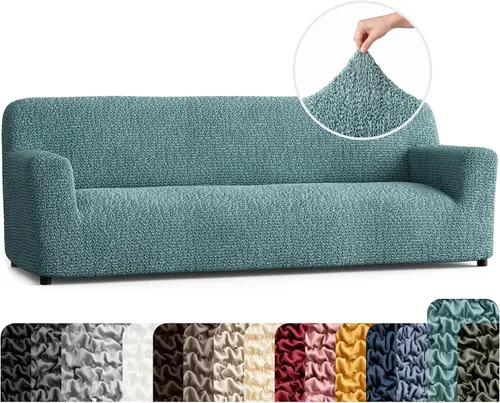 Vista 16 de PAULATO BY GA.I.CO. Funda para Silla - Funda para Sillón - Funda para Sillón - Funda de Tela Suave - Protector de Muebles Elegante de Ajuste Ceniza
