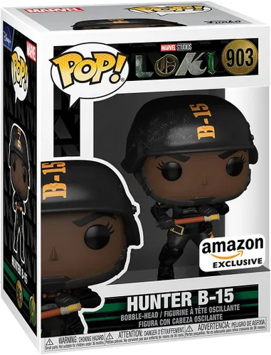 Vista 2 de Funko Pop Marvel: Loki - Hunter B-15 Multicolor - Exclusivo de Amazon - Figura de vinilo coleccionable - Idea de regalo - Producto