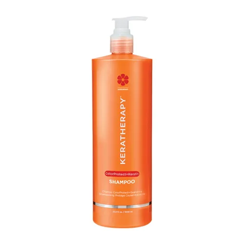 Vista 10 de KERATHERAPY Champú protector de color con infusión de queratina, 10.1 onzas líquidas, 10.1 fl oz – Champú protector de color sin gluten para cabello
