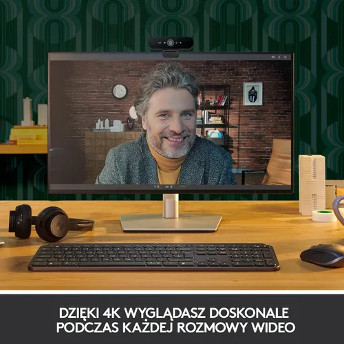 Vista 3 de Logitech BRIO Stream USB 3.0 Nero Webcam