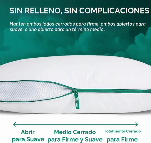 Vista 8 de Almohada ajustable de espuma viscoelástica Marlow