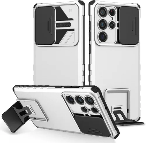 Vista 122 de Funda compatible con Samsung Galaxy M13 5G/A04 Dimensional Soporte Ventana Corredera Teléfono Móvil Funda Protectora a Prueba de Golpes para Samsung