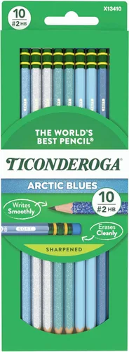Vista 9 de Ticonderoga® Lápices pastel, 2 suaves, colores surtidos, paquete de 10 lápices