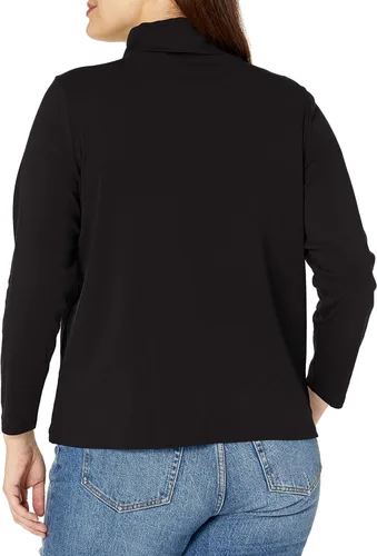 Vista 2 de Tommy Hilfiger Cuello alto suave básico para mujer Plus Everyday