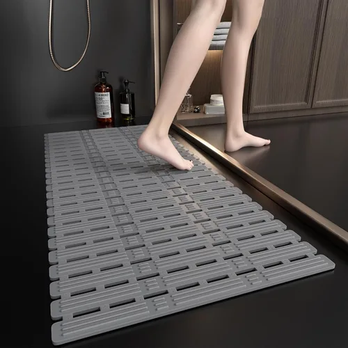 Vista 13 de XIYUNTE Tapete de Ducha Antideslizante para Bañera - 27 X 16 Pulgadas Tapete de Bañera TPE Tapetes de Ducha Antideslizantes para Interior de Ducha