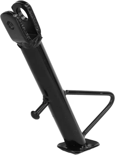 Vista 4 de VBESTLIFE Soporte lateral para motocicleta, soporte lateral de acero inoxidable antideslizante para estacionamiento, estructura estable triangular