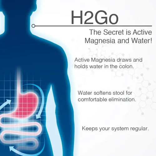 Vista 7 de Lane Innovative - H2Go, ayuda a aliviar el estreñimiento y la irregularidad, suave y eficaz, suplemento mineral natural, apoya la salud del colon