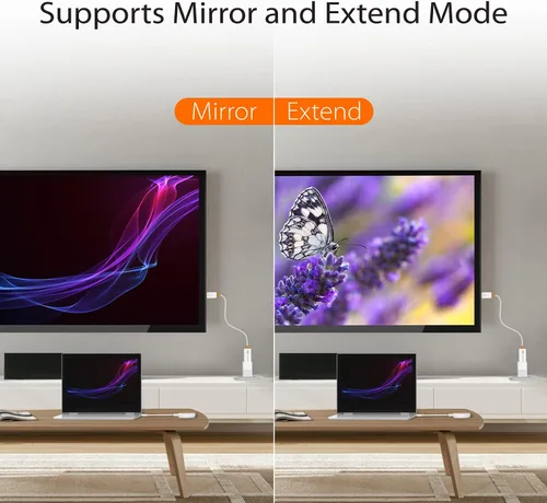 Vista 5 de j5create ScreenCast - Transmisor y receptor de pantalla inalámbrico USB-C a HDMI, compatible con 1080p, adecuado para iPhone15, MacBook, iPad Pro