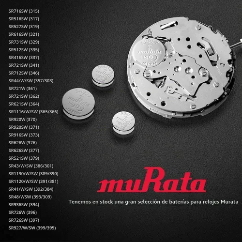 Vista 4 de Murata 364 SR621SW Batería 1.55V Celda de botón de reloj de óxido de plata - Sustituye a Sony 364 (2 baterías)