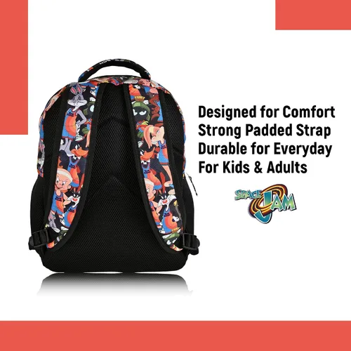 Vista 2 de space jam Mochila con licencia oficial de SpaceJam A New Legacy Tune Squad Basketball