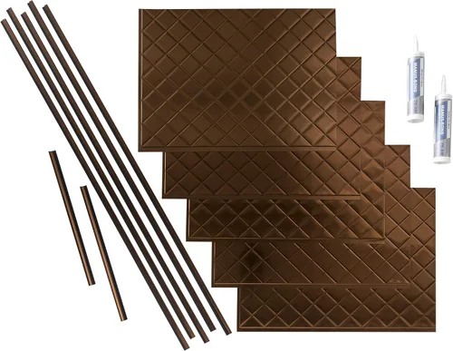 Vista 11 de FASÄDE Kit de protector de vinilo decorativo acolchado de 15 pies cuadrados en plata argente