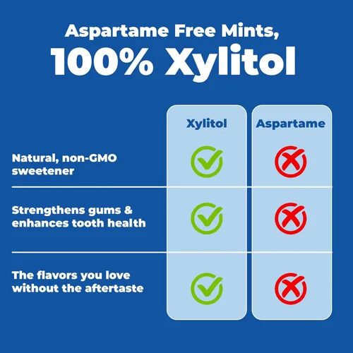 Vista 5 de Epic Xylitol - Paquete de goma de mascar y mentas de fruta fresca, 50 piezas de goma de mascar de fruta fresca y 180 mentas, sin azúcar, sin