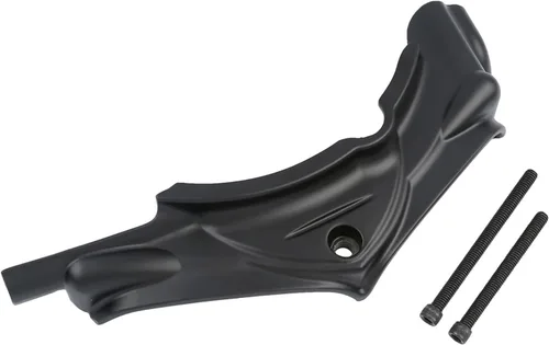 Vista 7 de TCMT Cubierta de base de cilindro de motor de precisión negra para Harley Touring 2007-2016