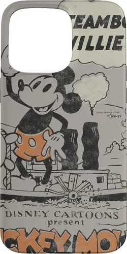 Vista 31 de Funda para iPhone 16 Disney 100 Mickey Mouse Steamboat Willie Sound Cartoon D100
