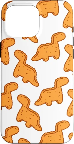 Vista 19 de Cute Dino T-Rex Chicken Nugget Funny Tyrannosaurus Case para iPhone 17