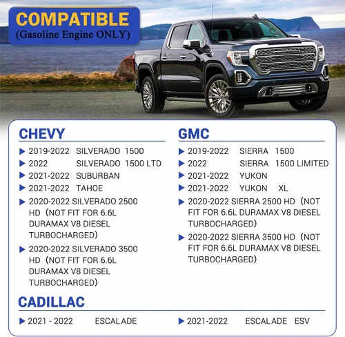 Vista 3 de PA99506 Filtro de aire de motor para Chevy Silverado 1500 Silverado 2500 HD Silverado 3500 HD Tahoe Suburban Tahoe/GMC Sierra 1500 Yukon/Cadillac