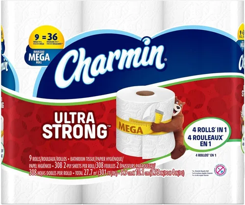 Vista 11 de Rollos dobles de papel higiénico ultra fuerte Charmin - 18