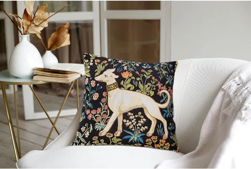 Vista 9 de STP GOODS Almohada de tapiz, almohada decorativa, decoración bohemia perfecta para sofá, sala de estar, dormitorio, cojín de sofá de 18 x 18