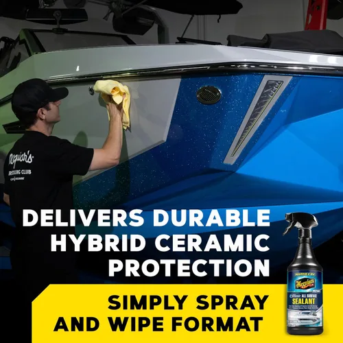 Vista 2 de Meguiar's M2501 Marine/RV Hybrid Ceramic All Surface Sellador, 32 oz