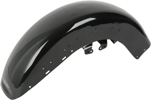 Vista 3 de TCT-MOTORPARTS Guardabarros delantero negro vívido para Harley Tri Electra Glide Ultra Limited FLHTCU FLHTCUL FLHTK FLHTKL Road King 2014-2023
