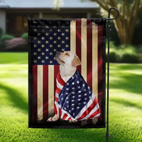Vista 46 de Bandera Americana - Divertido Perro Pastor Alemán Bandera Americana TQN2748F, 3x5 pies. Bandera - Banderas de EE. UU. Poliéster Premium - Bandera