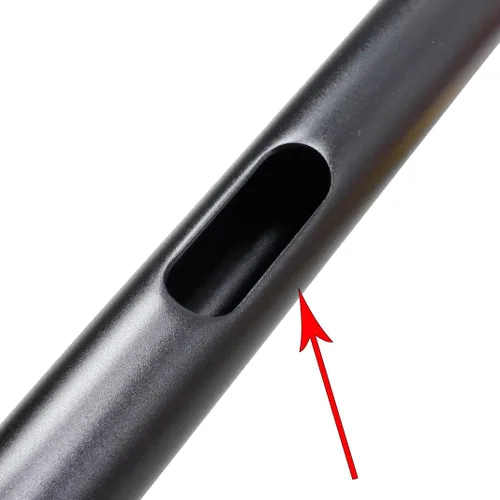 Vista 4 de POWER JAMES Manillar Recto de Arrastre 100% Aluminio Negro Compatible con Harley Davidson Street Bob, Low Rider ST, Dyna FXD, Road King 1.0