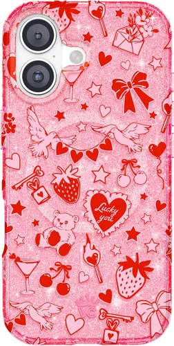 Vista 281 de VELVET CAVIAR Funda para iPhone 15, compatible con MagSafe, probada contra caídas de 10 pies, fundas protectoras de diseño, leopardo color rosa