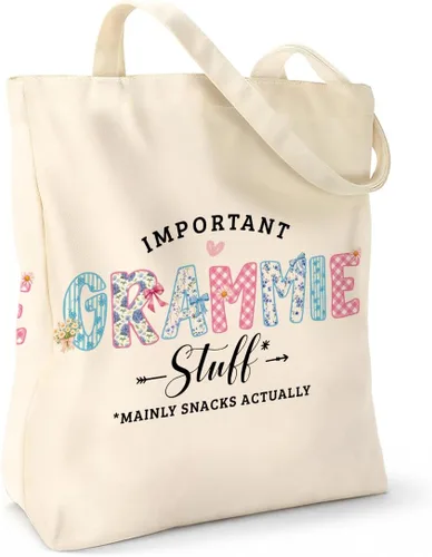 Vista 8 de Bolsa de playa inspiradora para mamá, abuela, tía, suegra, para mujer, cumpleaños, Navidad, día de la madre