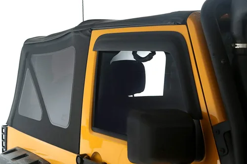 Vista 3 de Rugged Ridge Parte superior suave, diamante negro 13737.01 Compatible con Jeep Wrangler JK 2010-2018