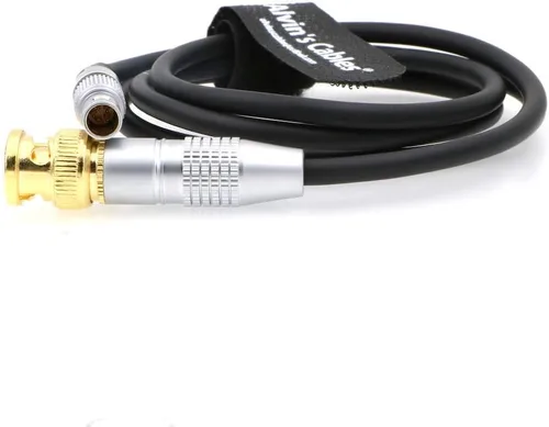 Vista 5 de Alvin's Cables Cable de salida de código de tiempo de 5 pines macho a BNC SMPTE para dispositivos de sonido ARRI Mini